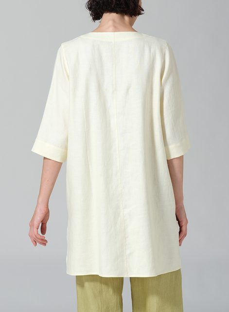 Linen Chest Pocket Tunic