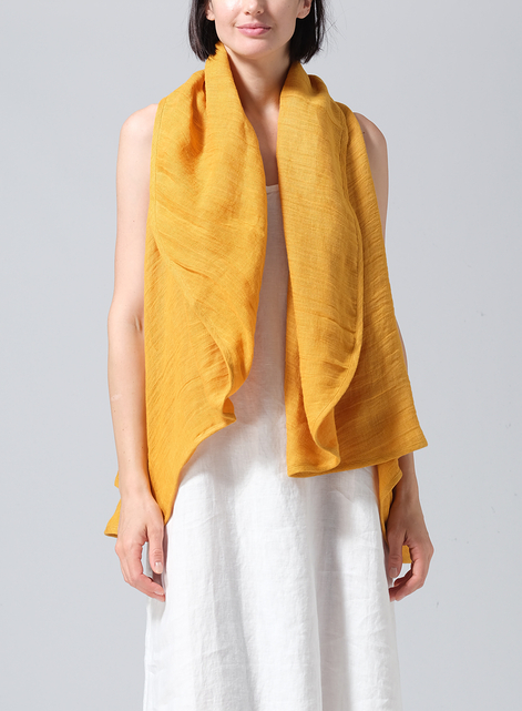 Linen Reversible Cape Jacket