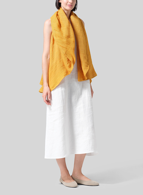 Linen Reversible Cape Jacket