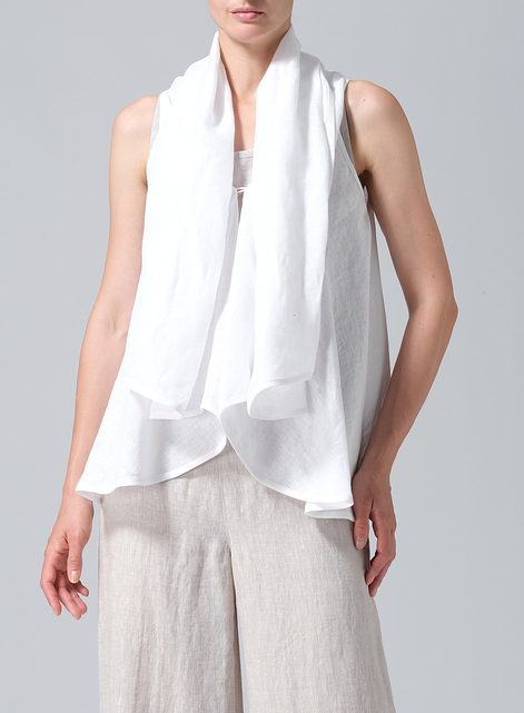 Linen Reversible Cape Airy Jacket