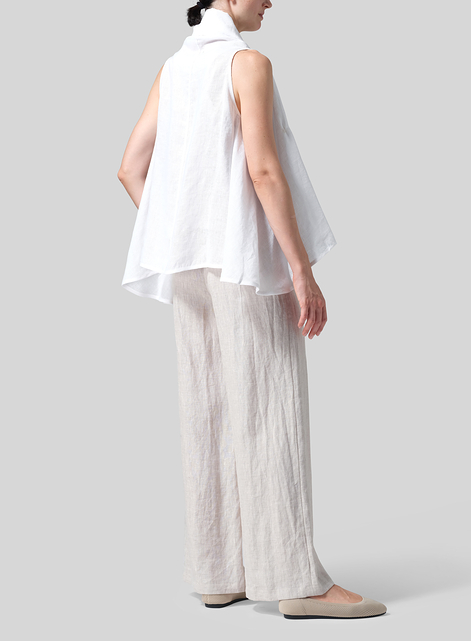 Linen Reversible Cape Airy Jacket