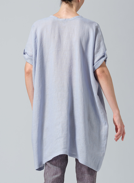 Linen Wide A-line Tunic