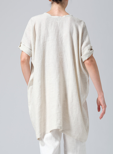 Linen Wide A-line Tunic