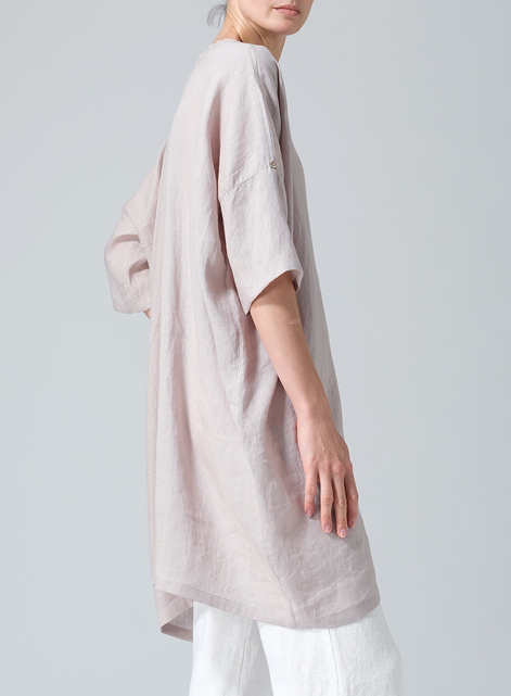 Linen Wide A-line Tunic