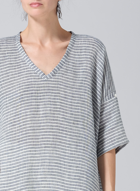 Linen Wide A-line Tunic