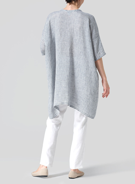 Linen Wide A-line Tunic