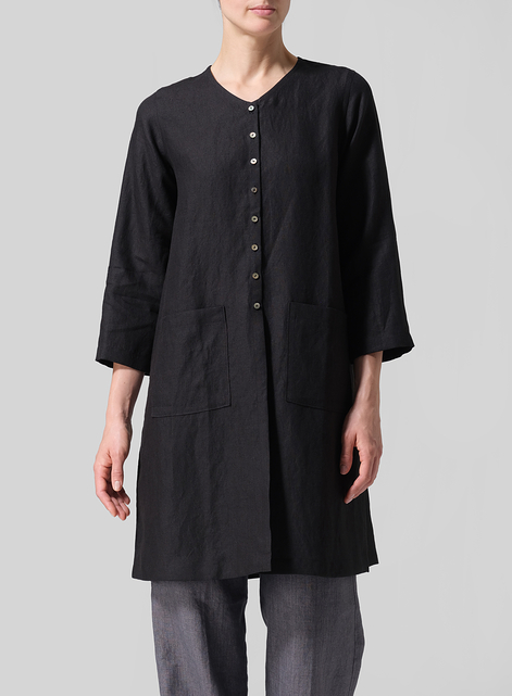 Linen Versatile Midi Top