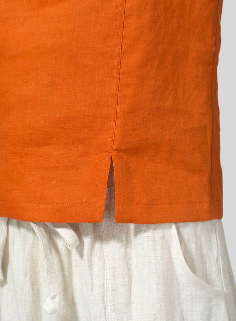 Linen Sleeveless Short Tank