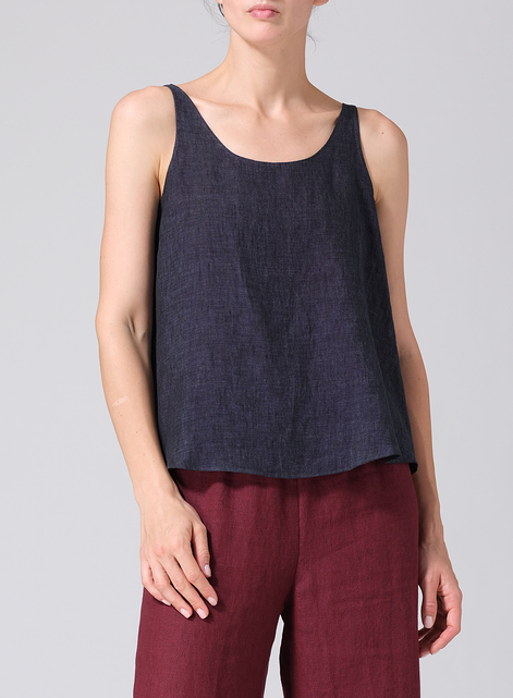 Linen Thin Strap Cami