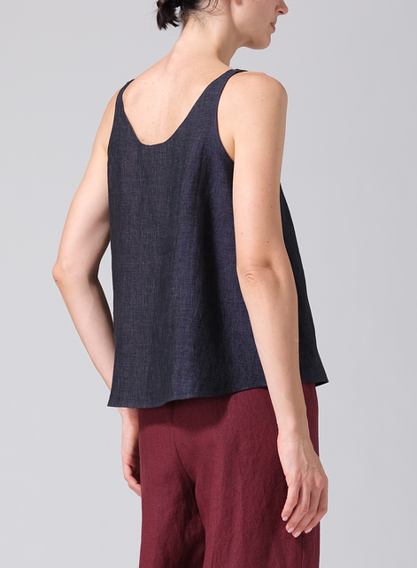 Linen Thin Strap Cami