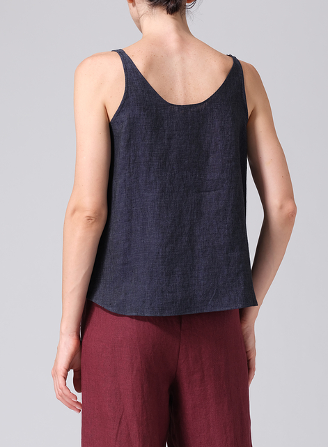 Linen Thin Strap Cami