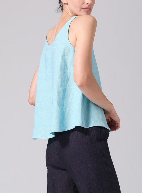 Linen Thin Strap Cami