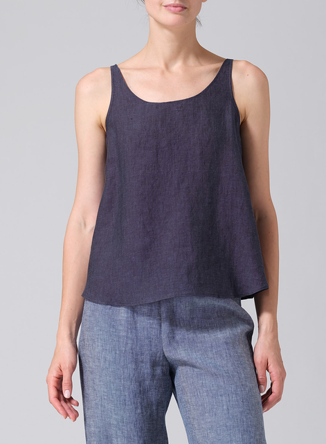 Linen Thin Strap Cami