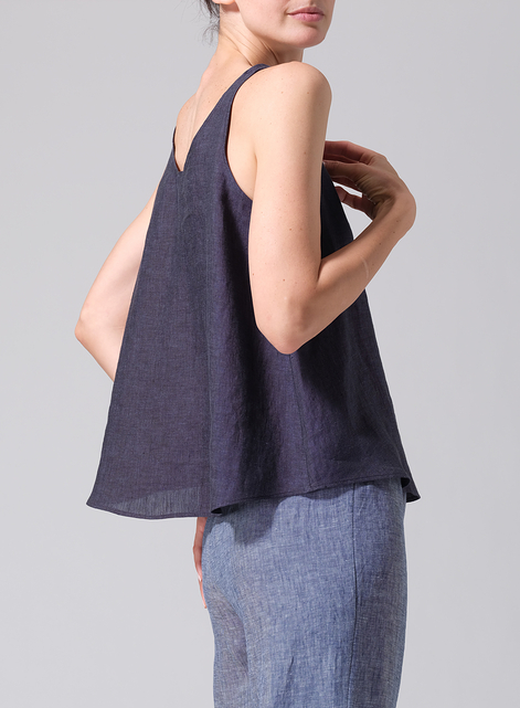 Linen Thin Strap Cami