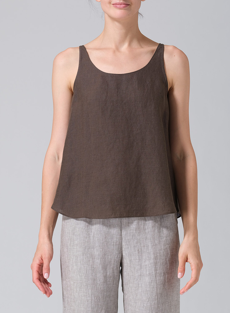Linen Thin Strap Cami