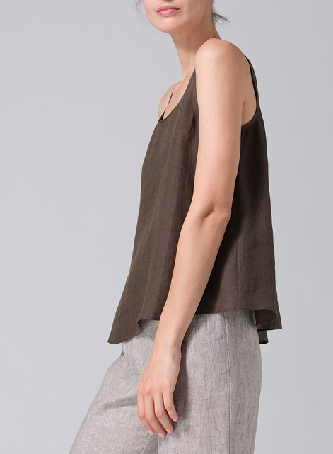 Linen Thin Strap Cami