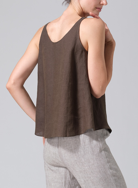 Linen Thin Strap Cami