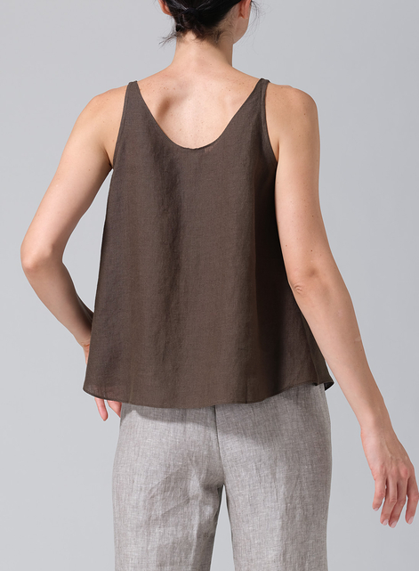Linen Thin Strap Cami