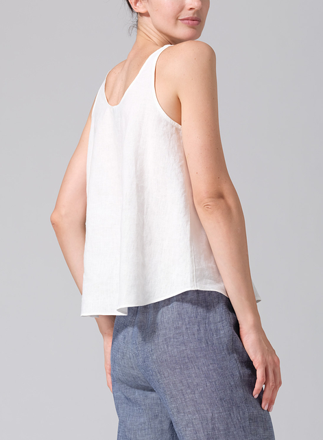 Linen Thin Strap Cami