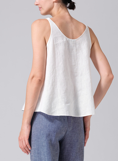 Linen Thin Strap Cami