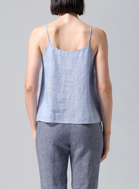 Linen Spaghetti Strap Cami Top