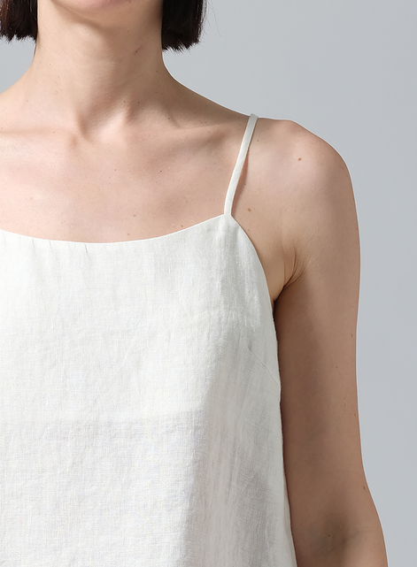 Linen Spaghetti Strap Cami Top