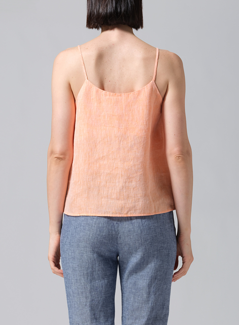 Linen Spaghetti Strap Cami Top
