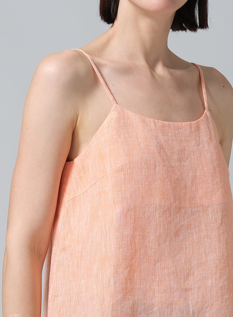 Linen Spaghetti Strap Cami Top