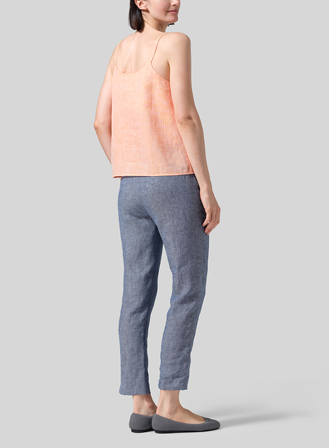 Linen Spaghetti Strap Cami Top
