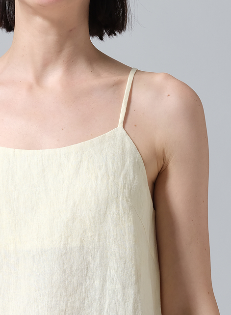 Linen Spaghetti Strap Cami Top
