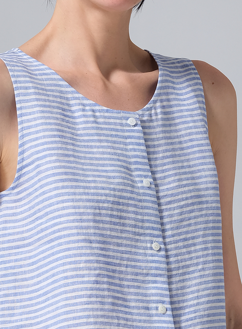 Linen Sleeveless Top Tank