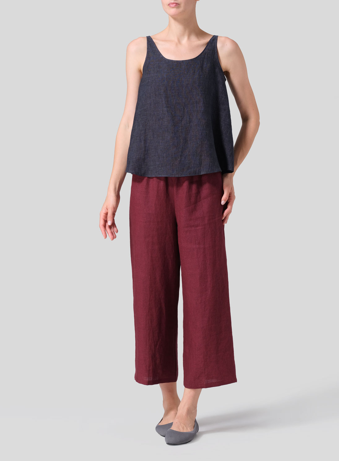 Linen Thin Strap Cami