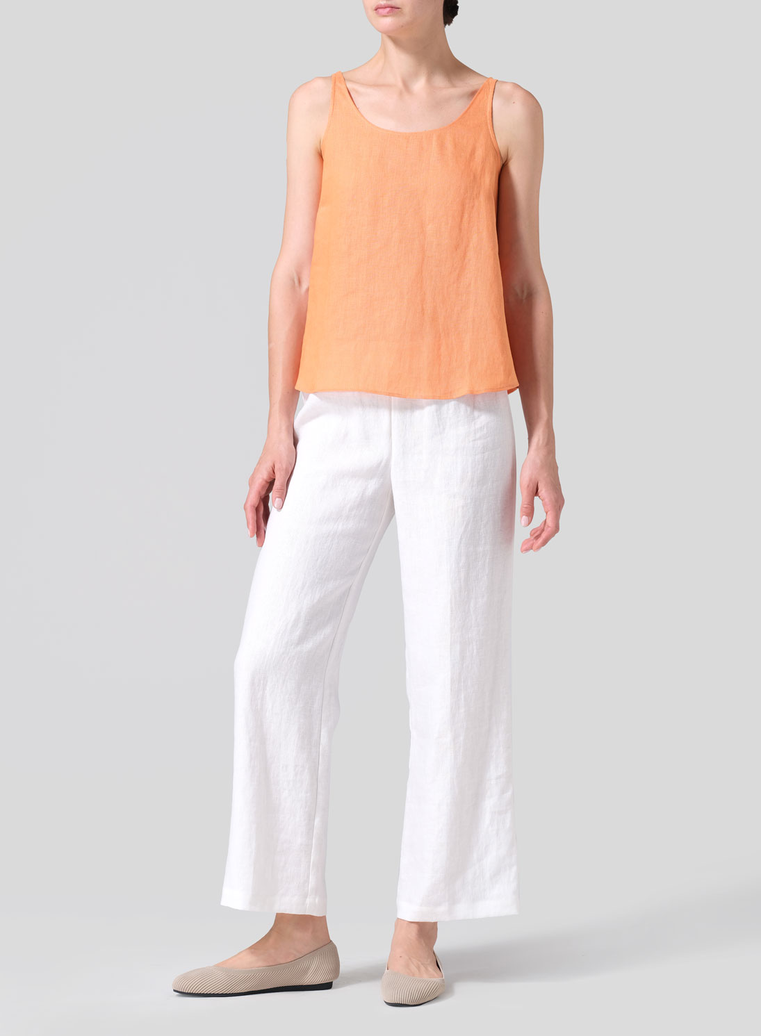 Linen Thin Strap Cami