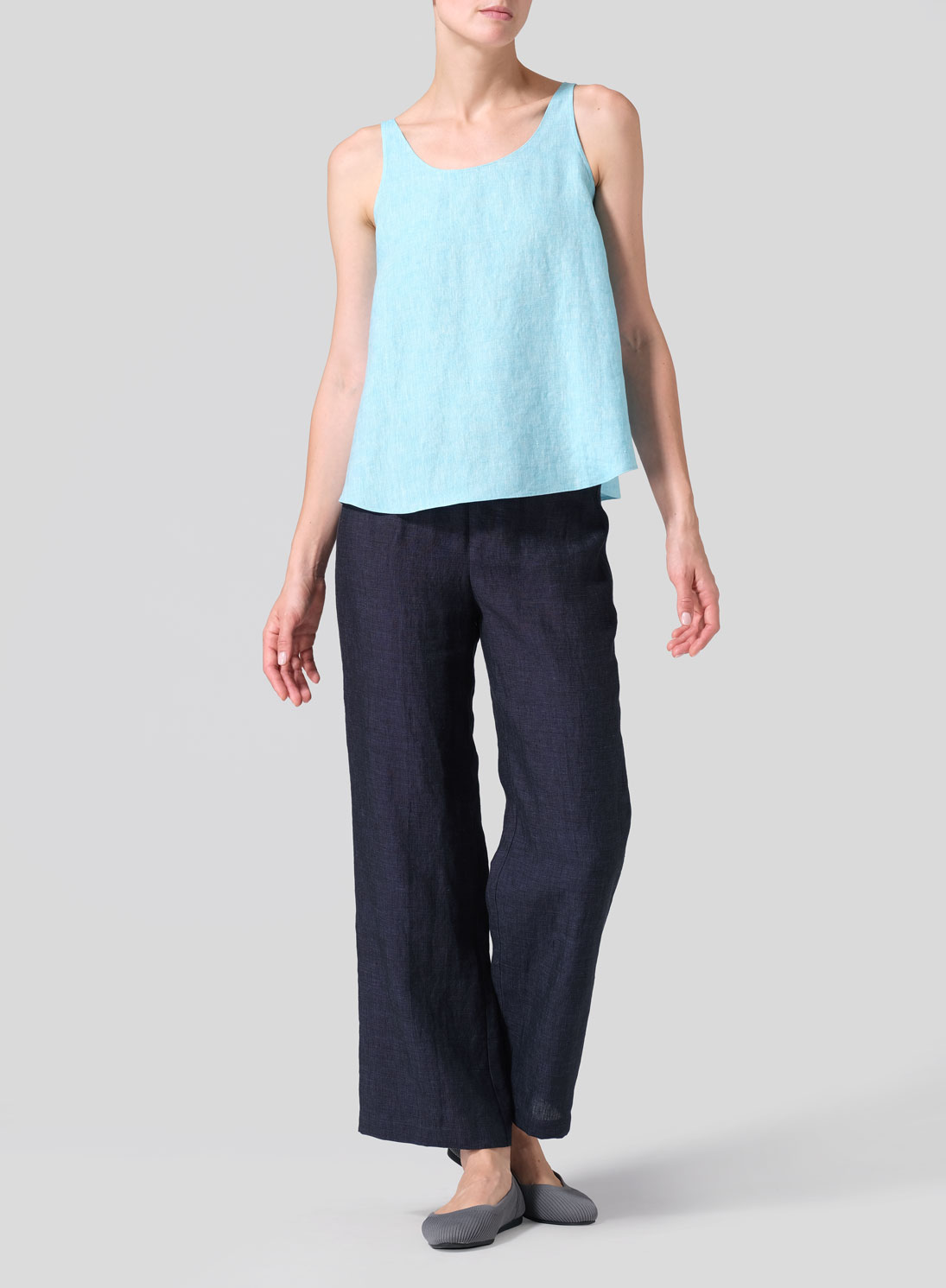 Linen Thin Strap Cami