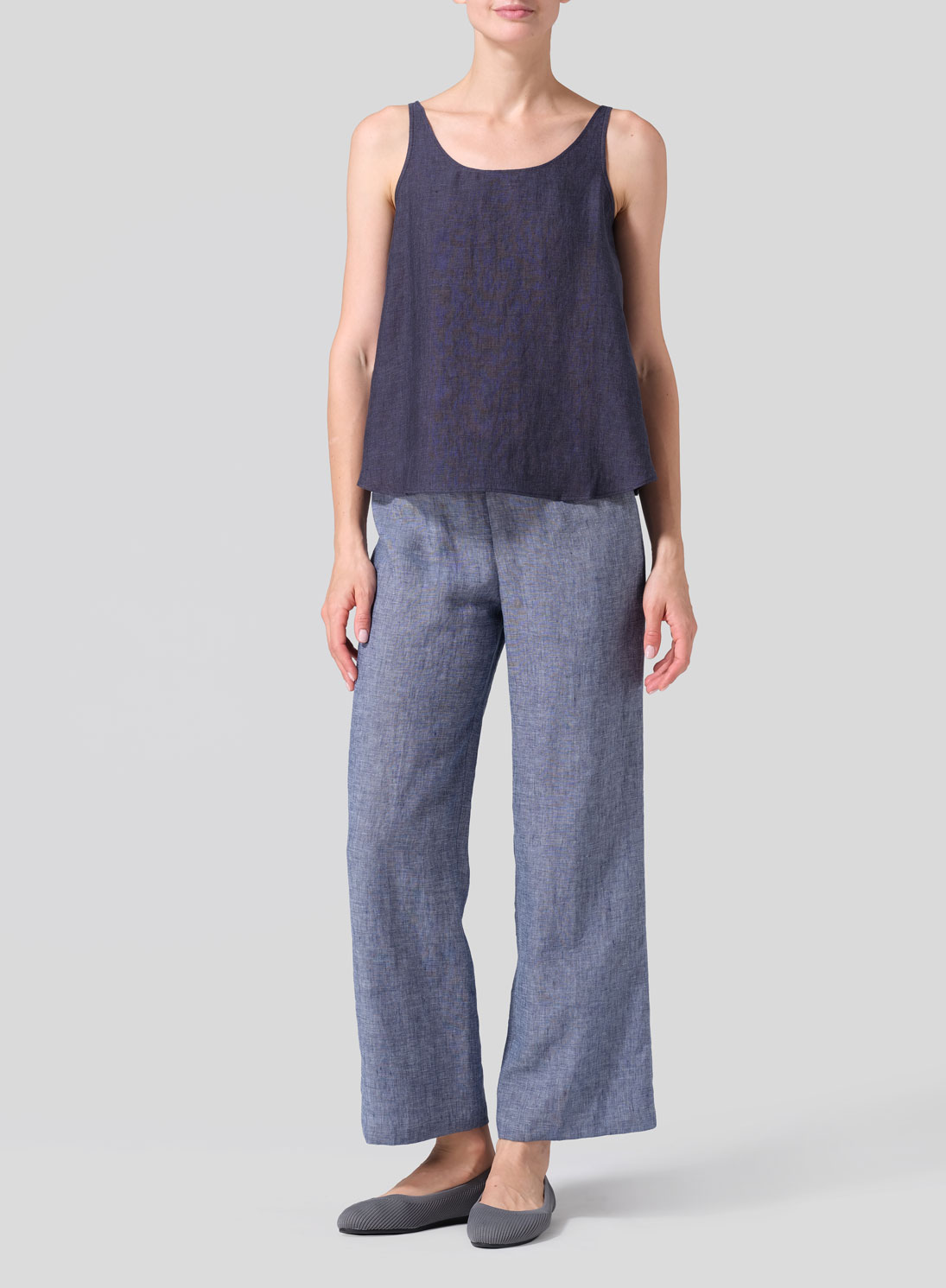 Linen Thin Strap Cami