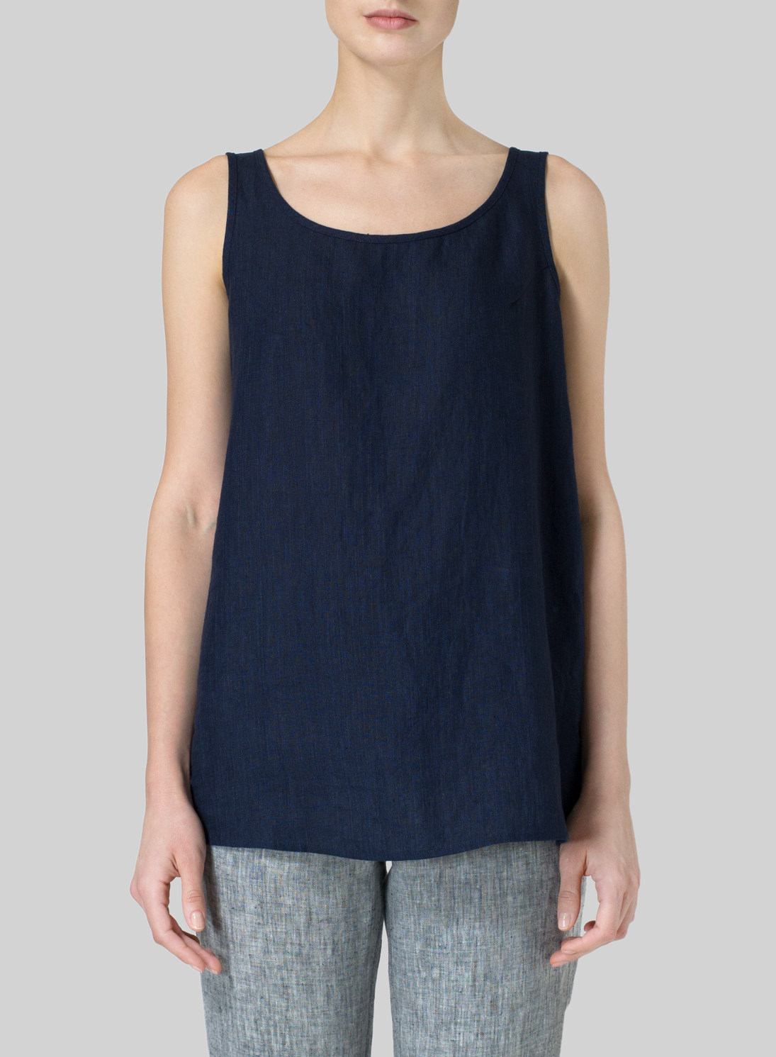 Linen Long Cami Plus Size