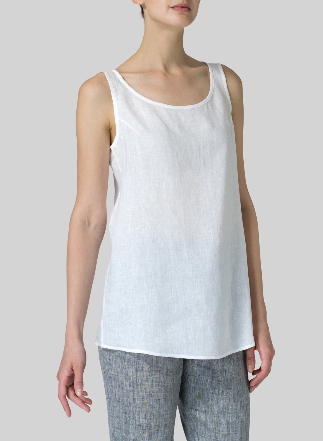 Linen Long Cami