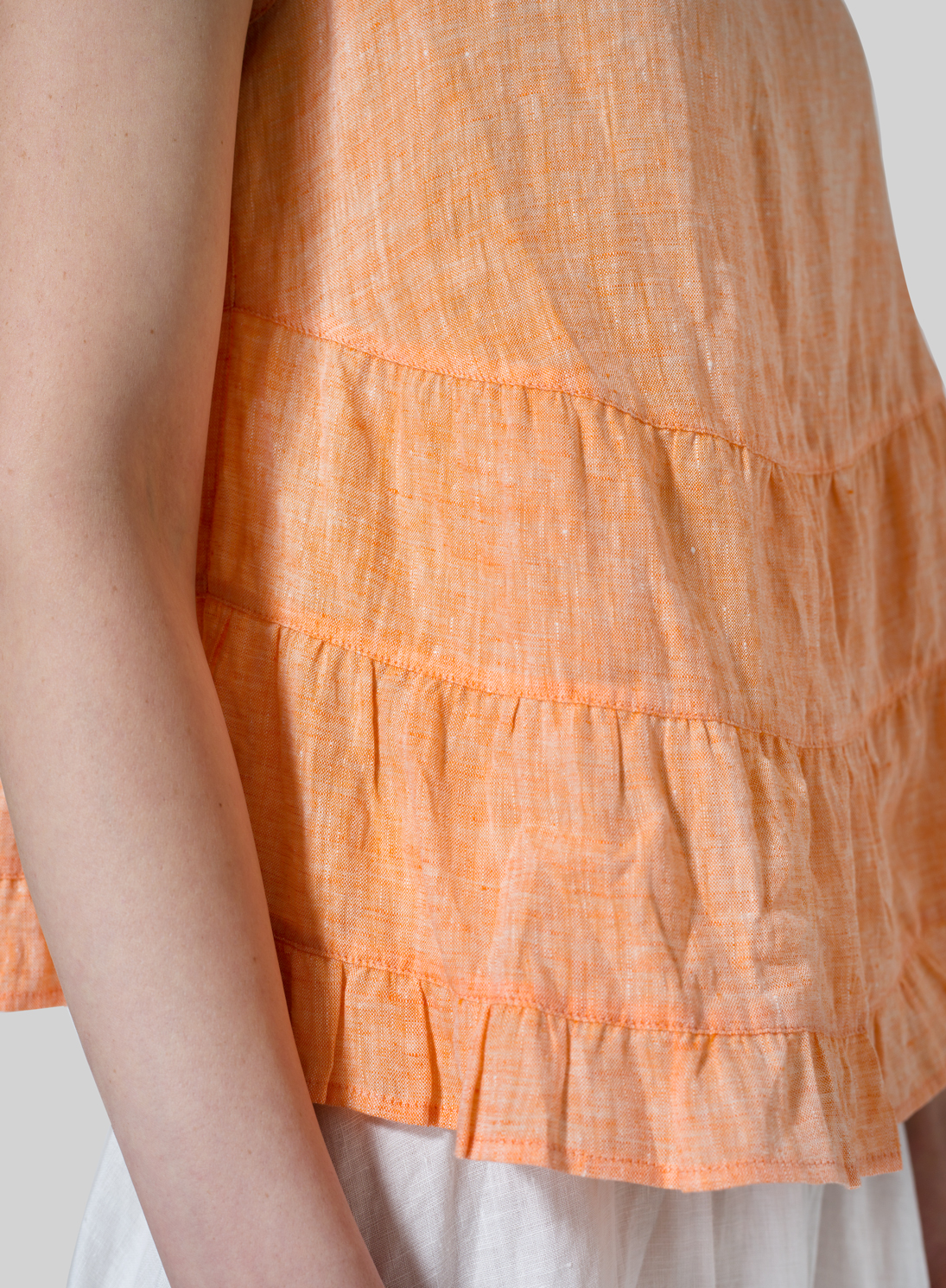 MMTea Linen Blouse - Spicy Orange main image 1