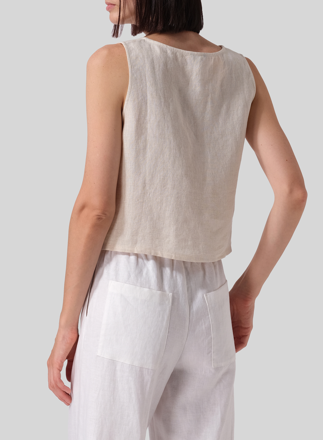 Saki Linen Like Wide Pants