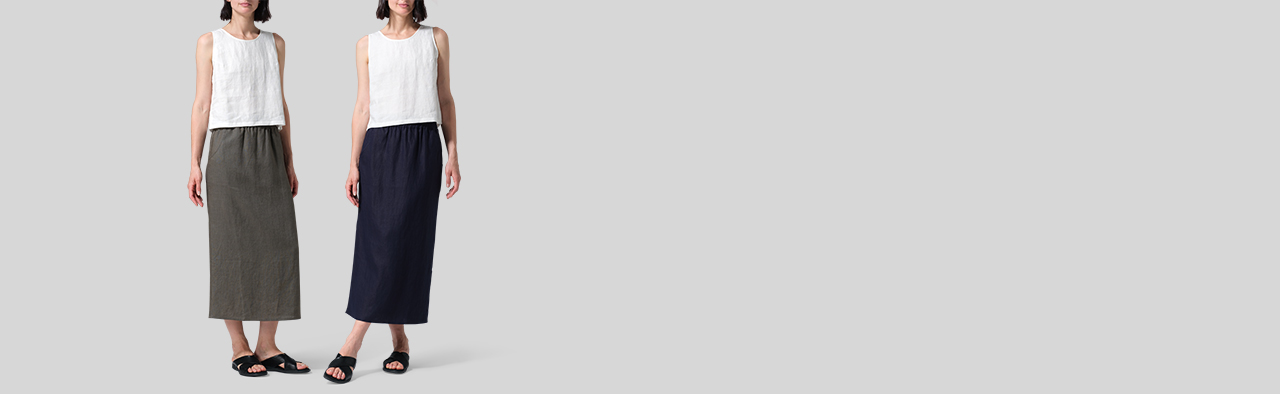 Linen Dresses & Skirts | Plus Size Clothing 